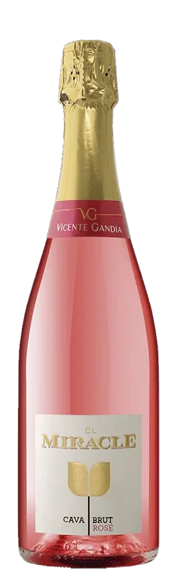 Botella de El Miracle Brut Rosé
